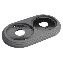 Рамка ТМ МЕЗОНИНЪ Усадьба 2 поста серый GE30702-07