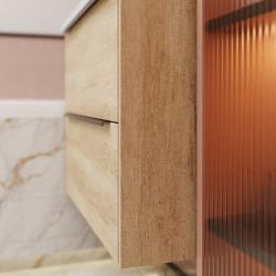 Тумба с раковиной LA FENICE Tesoro 100 дуб Небраска натуральный 