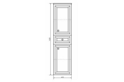 Пенал COMFORTY Феррара 41*162 см