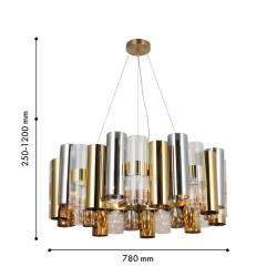 Люстра FAVOURITE Rulla 4477-6P Золото