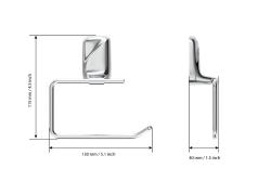 Держатель туалетной бумаги FORA Flower FOR-FL016 