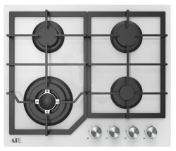 Поверхность варочная ATLAN 4 TB 60 WH MSTGQ газовая 60 см