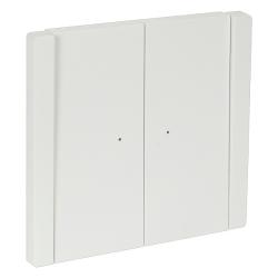 Выключатель IEK Forte&Piano 2 клавиши с подсветкой белый FP-V20-1-10-1-K01