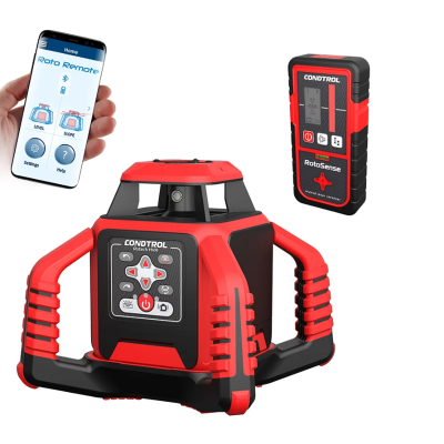 Ротационный лазерный нивелир CONDTROL Rotech HVR (диапазон с приемником 400м. в диаметре)