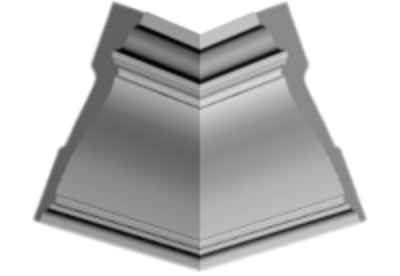 Угол внутренний ППС GLANZEPOL 68*17 мм GP-65