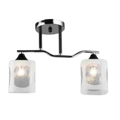 Люстра ЛАЙТ СФЕРА 2284/2 CH+BK Хром