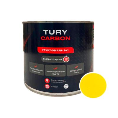 Грунт-Эмаль TURY Carbon RAL 1018 Желтый 2,2 кг