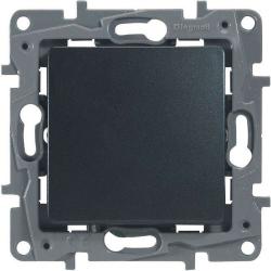 Механизм переключателя LEGRAND Etika 1 клавиша антрацит 672605