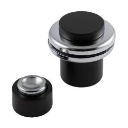 Ограничитель дверной НОРА-М 804 черный 42 мм