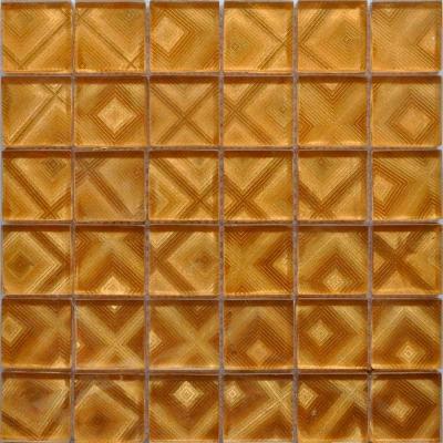Мозаика KERAMOGRAD Золото 30*30 см ST062