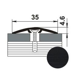 Профиль одноуровневый ЛУКА ПС 04-3 Венге 094 0,9 м