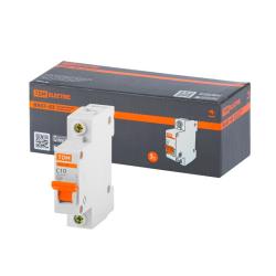 Автоматический выключатель TDM ВА47-63 1Р 10 А С 4,5 кА