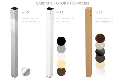 Стол АВРОРА Шанхай Белый/Белый/Белый