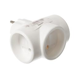 Разветвитель REXANT белый 11-1081