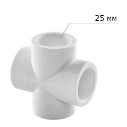 Крестовина ПП TEBO полипропилен 25 мм