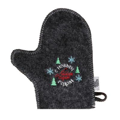 Рукавица для бани БАННАЯ ЗАБАВА С легким паром