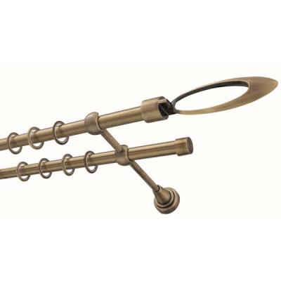 Карниз двухрядный гладкий Антик 2,4 м