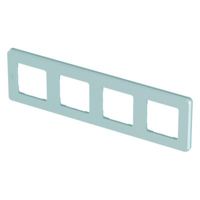 Рамка LEGRAND Inspiria 4 поста мятный 673965