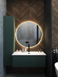 Пенал LA FENICE Terra серо-зеленый 30,5*160 см 