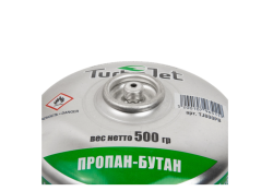 Газовый баллон TURBOJET ПРОПАН-БУТАН 500 г, резьба 7/16 TJ800PB