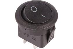 Выключатель клавишный REXANT Mini RWB-212 черный 36-2550