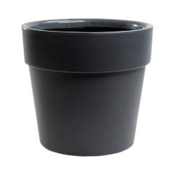 Горшок пластиковый ЛИВИНГРИН Протея Антрацит 16,6 л