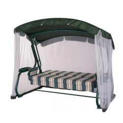 Качели садовые УДАЧНАЯ МЕБЕЛЬ Милан Зеленый 237*139*174 см