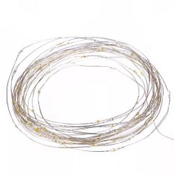 Гирлянда Нить TDM 1 режим белый теплый 10 м