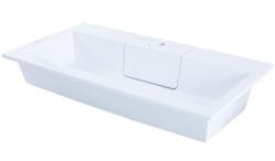 Тумба с раковиной AQUANET Алвита 80 серый антрацит 