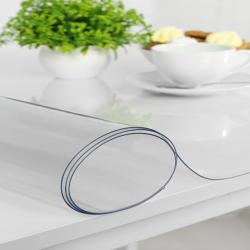 Клеенка Гибкое стекло 140см 2мм /1м/Great way/