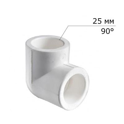 Уголок ПП ВЕКПЛАСТ полипропилен 25 мм 90°  Уголок ПП ВЕКПЛАСТ полипропилен 25 мм 90°