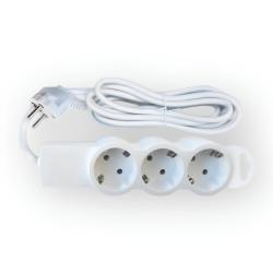 Удлинитель СПУТНИК 3 гнезда с заземлением 1,5 м