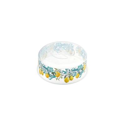 Крышка для СВЧ D250мм с декором бесцветный/IDILand/