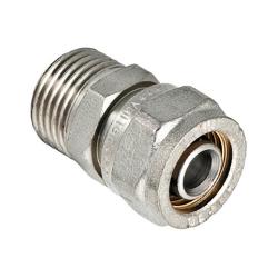 Муфта VALTEC комбинированная обжим 16 мм 1/2" НР VTm.301.N.001604