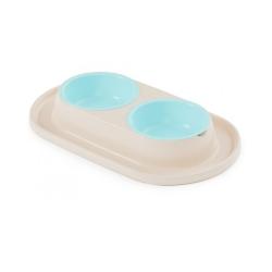 Миска АЛЬТЕРНАТИВА Мур-мяу 2*0,3 л