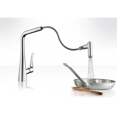 Смеситель для кухни HANSGROHE Metris 320 14820000  Смеситель для кухни HANSGROHE Metris 320 14820000