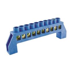 Шина нулевая TDM в изоляторе 10 групп 6*9 мм