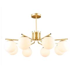 Люстра ЛАЙТ СФЕРА 6615/8 GD Золото