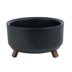 Горшок пластиковый BMC Грация прайм Антрацит 2,25 л