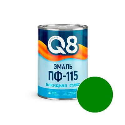 Эмаль FORMULA Q8 ПФ-115 Зеленый 0,8 кг