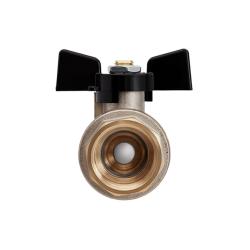 Кран шаровой HOOBS ручка бабочка 1/2" ВР