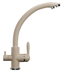 Смеситель для кухни ULGRAN Бежевый U-017-328