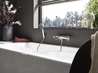 Смеситель для ванны HANSGROHE Vernis 75420000 Смеситель для ванны HANSGROHE Vernis 75420000