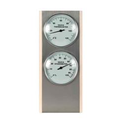 Термогигрометр MAESTRO WOODS сталь