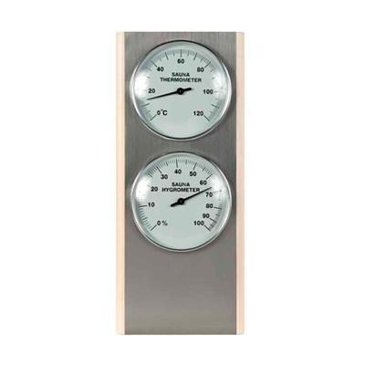 Термогигрометр MAESTRO WOODS сталь