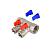 Коллектор латунный VALTEC с отсекающими кранами 2 выхода 1*3/4" EK VTc.580.NE.0602