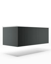 Тумба с раковиной LA FENICE Terra 100 серо-зеленый