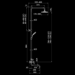 Душевая система ELGHANSA 2308883-2L Set-29