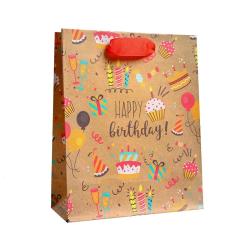 Пакет бум. 12*15*5,5см Happy birthday /4764573/Дарите Счастье/
