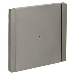 Выключатель IEK Forte&Piano 1 клавиша с подсветкой сталь FP-V10-1-10-1-K46